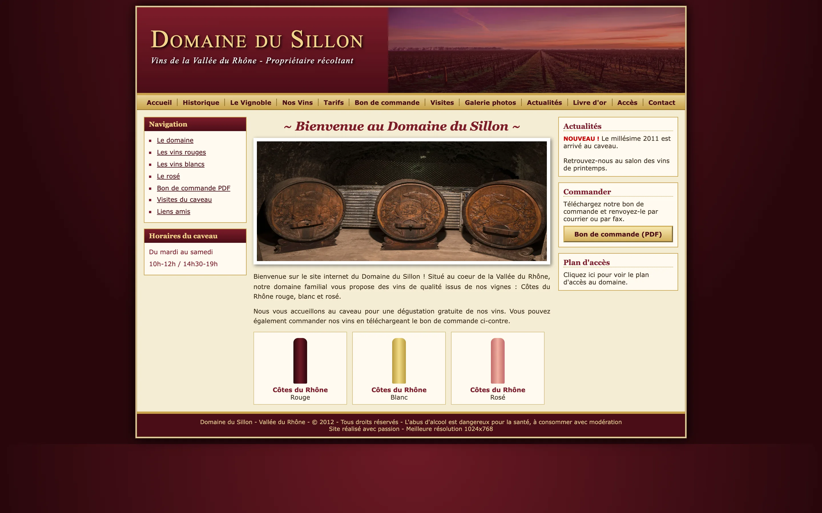 Ancien site Domaine du Sillon, 2012